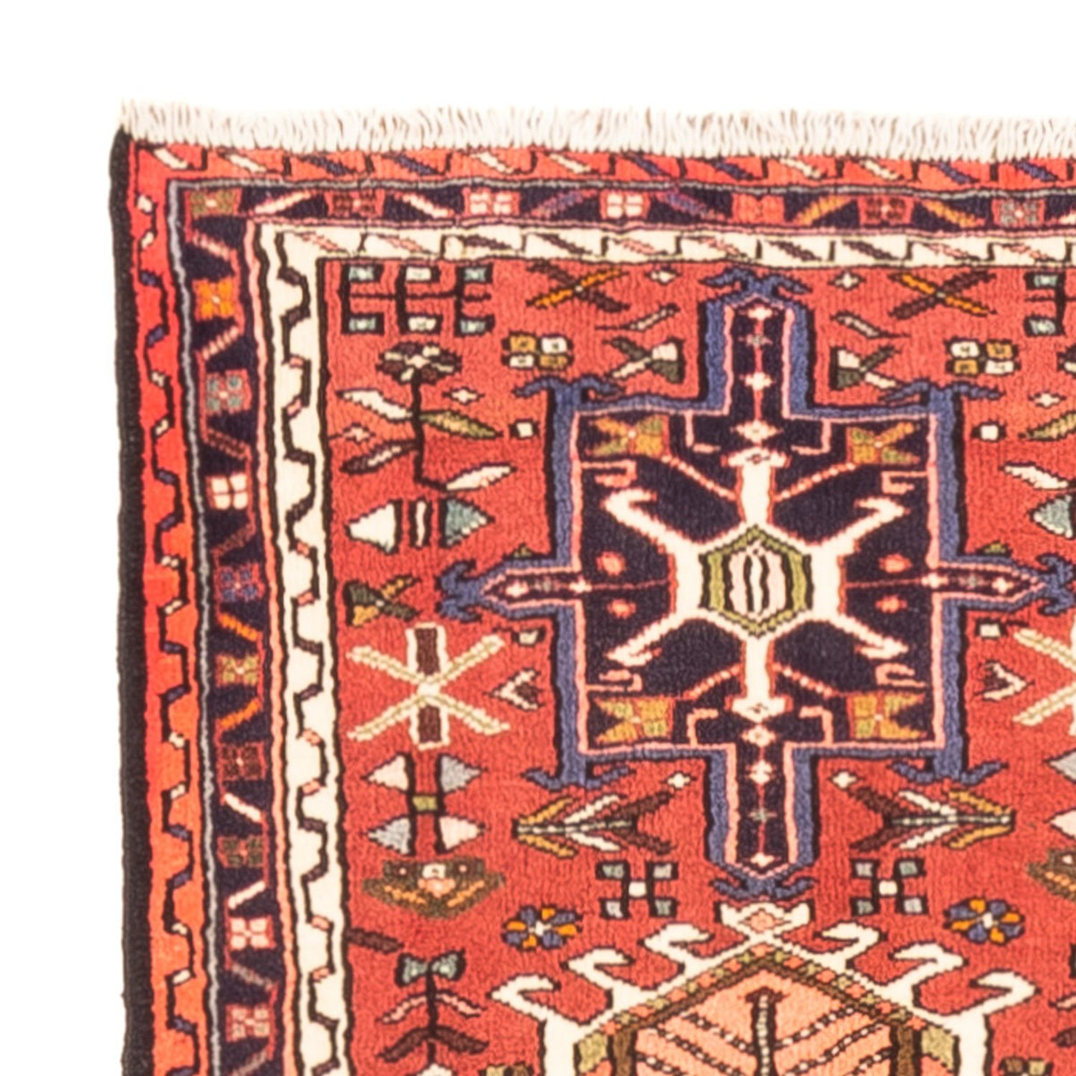 Tapis de couloir Tapis persan - Nomadic - 406 x 73 cm - rouge