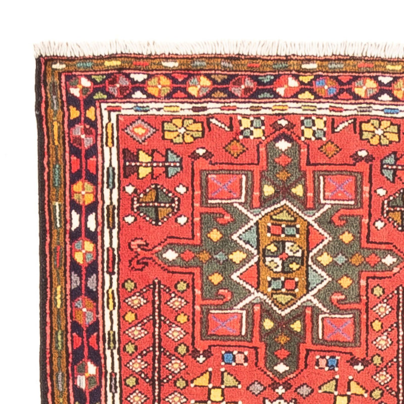 Tapis de couloir Tapis persan - Nomadic - 390 x 70 cm - rouge