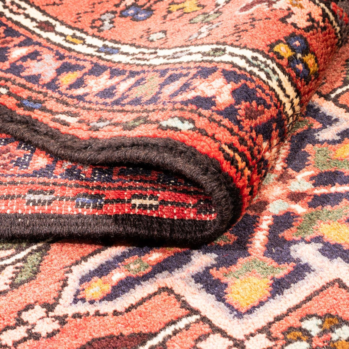 Tapis de couloir Tapis persan - Nomadic - 296 x 74 cm - rouge