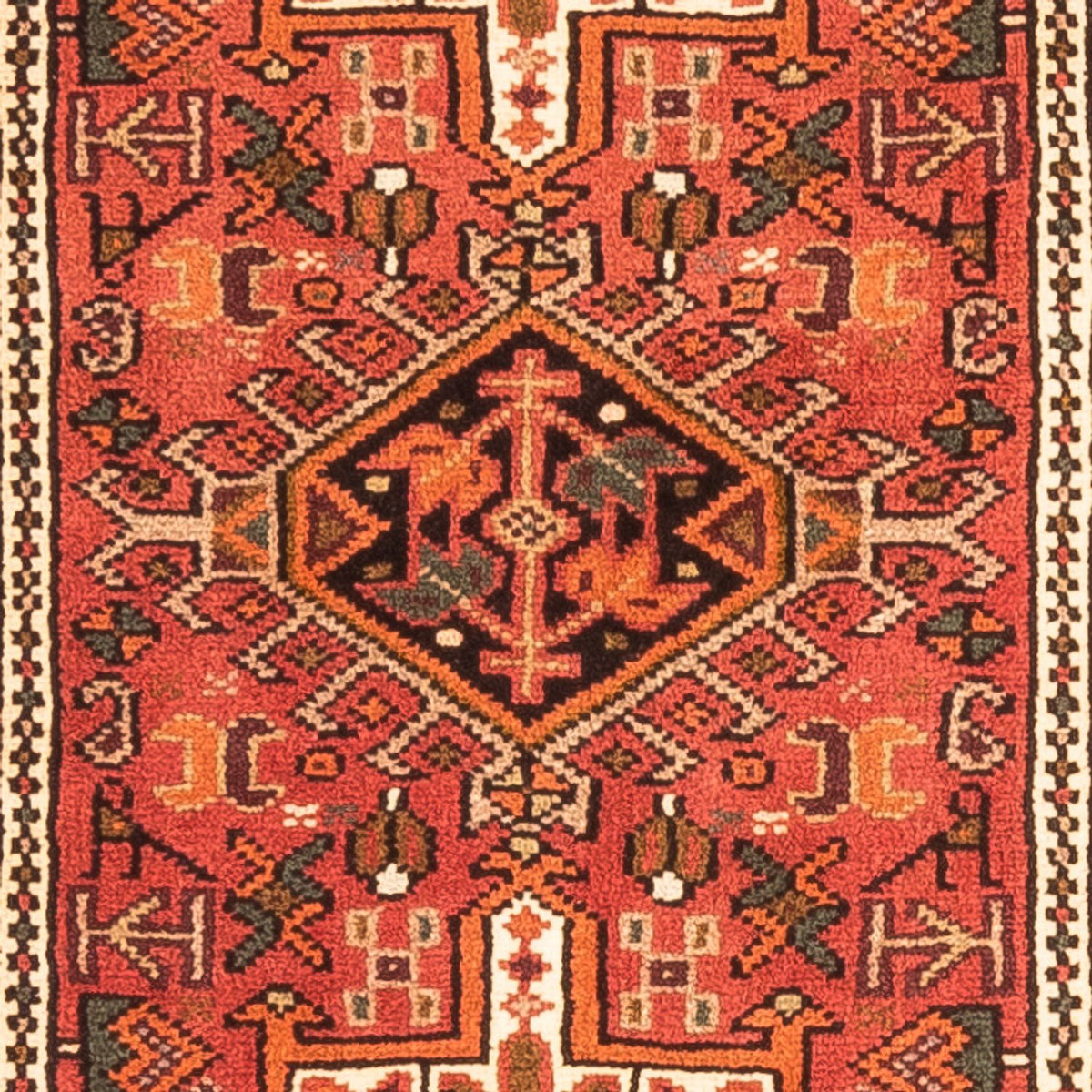 Tapis de couloir Tapis persan - Nomadic - 281 x 64 cm - rouge