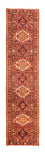 Tapis de couloir Tapis persan - Nomadic - 288 x 68 cm - rouge