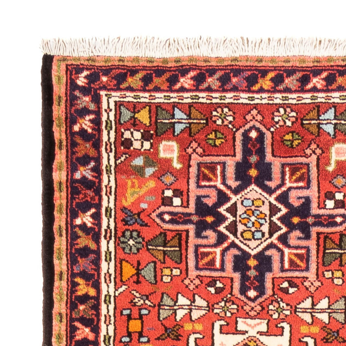 Tapis de couloir Tapis persan - Nomadic - 280 x 70 cm - rouge