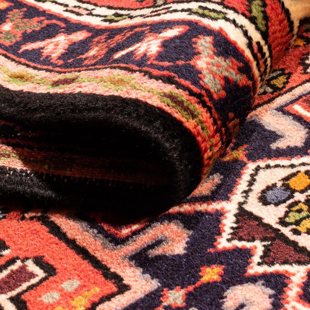 Tapis de couloir Tapis persan - Nomadic - 280 x 70 cm - rouge