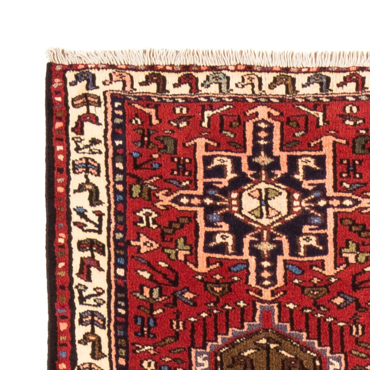 Tapis de couloir Tapis persan - Nomadic - 287 x 68 cm - rouge