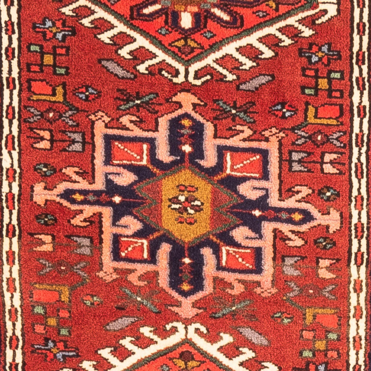 Tapis de couloir Tapis persan - Nomadic - 291 x 70 cm - rouge