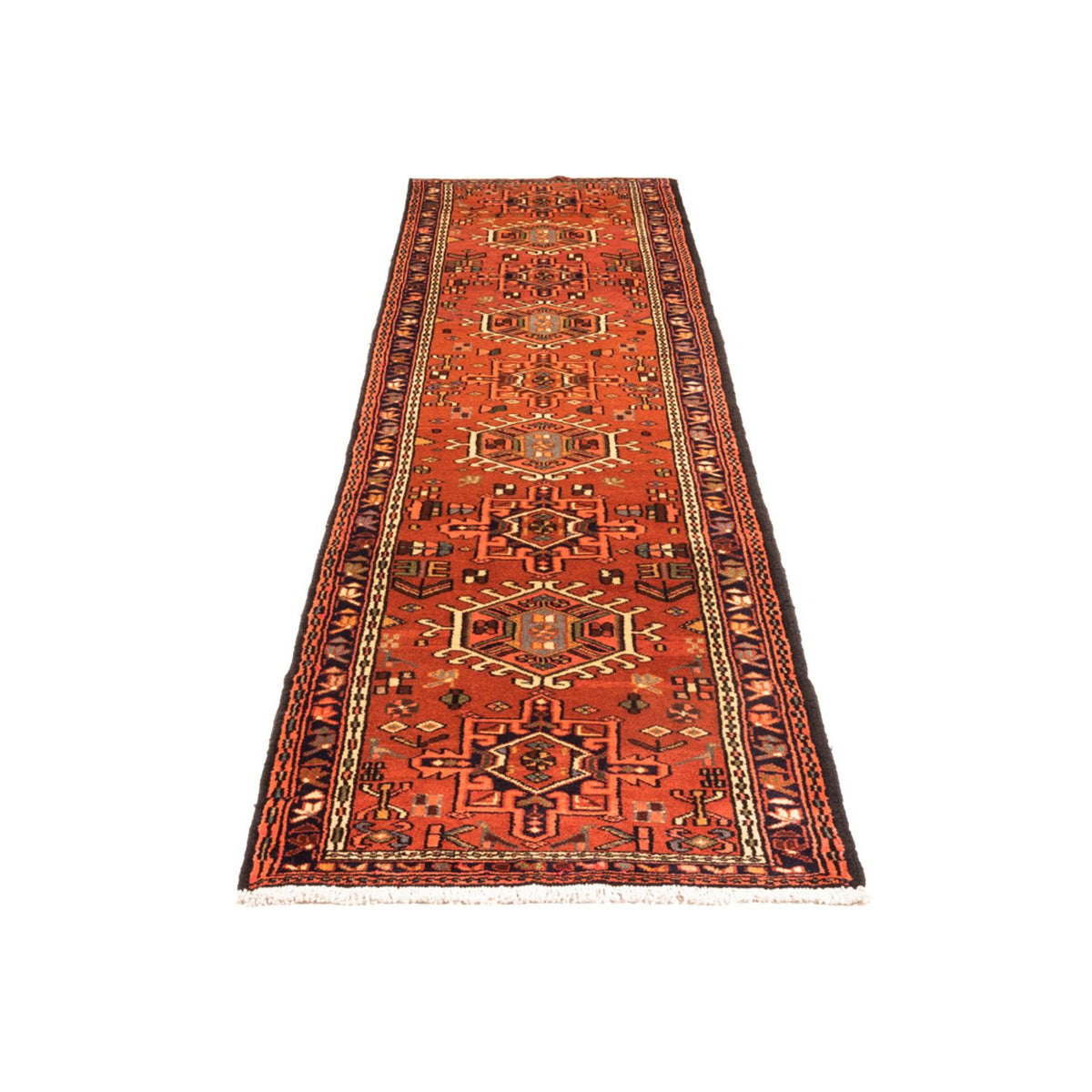 Tapis de couloir Tapis persan - Nomadic - 305 x 70 cm - rouge
