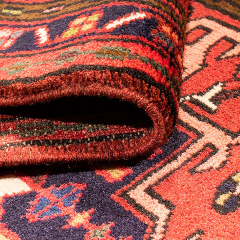 Tapis de couloir Tapis persan - Nomadic - 280 x 70 cm - rouge