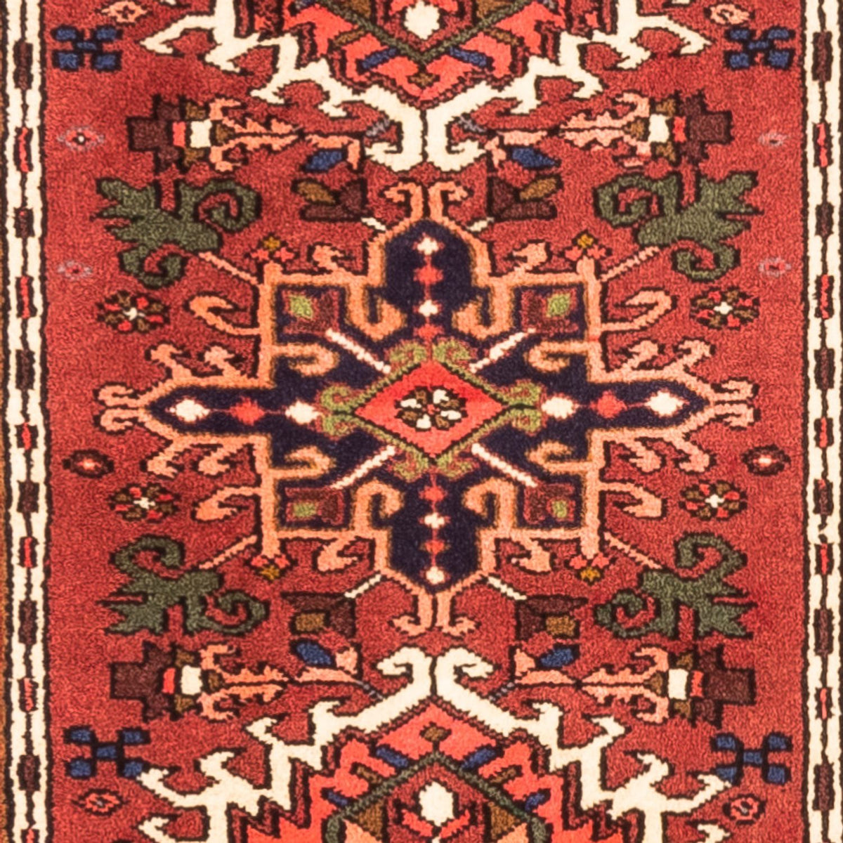 Tapis de couloir Tapis persan - Nomadic - 290 x 74 cm - rouge