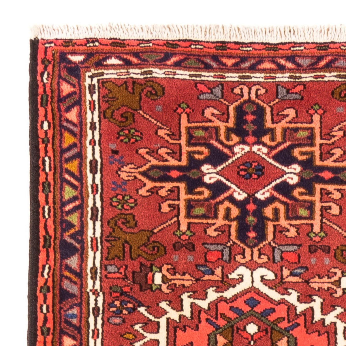 Tapis de couloir Tapis persan - Nomadic - 290 x 74 cm - rouge