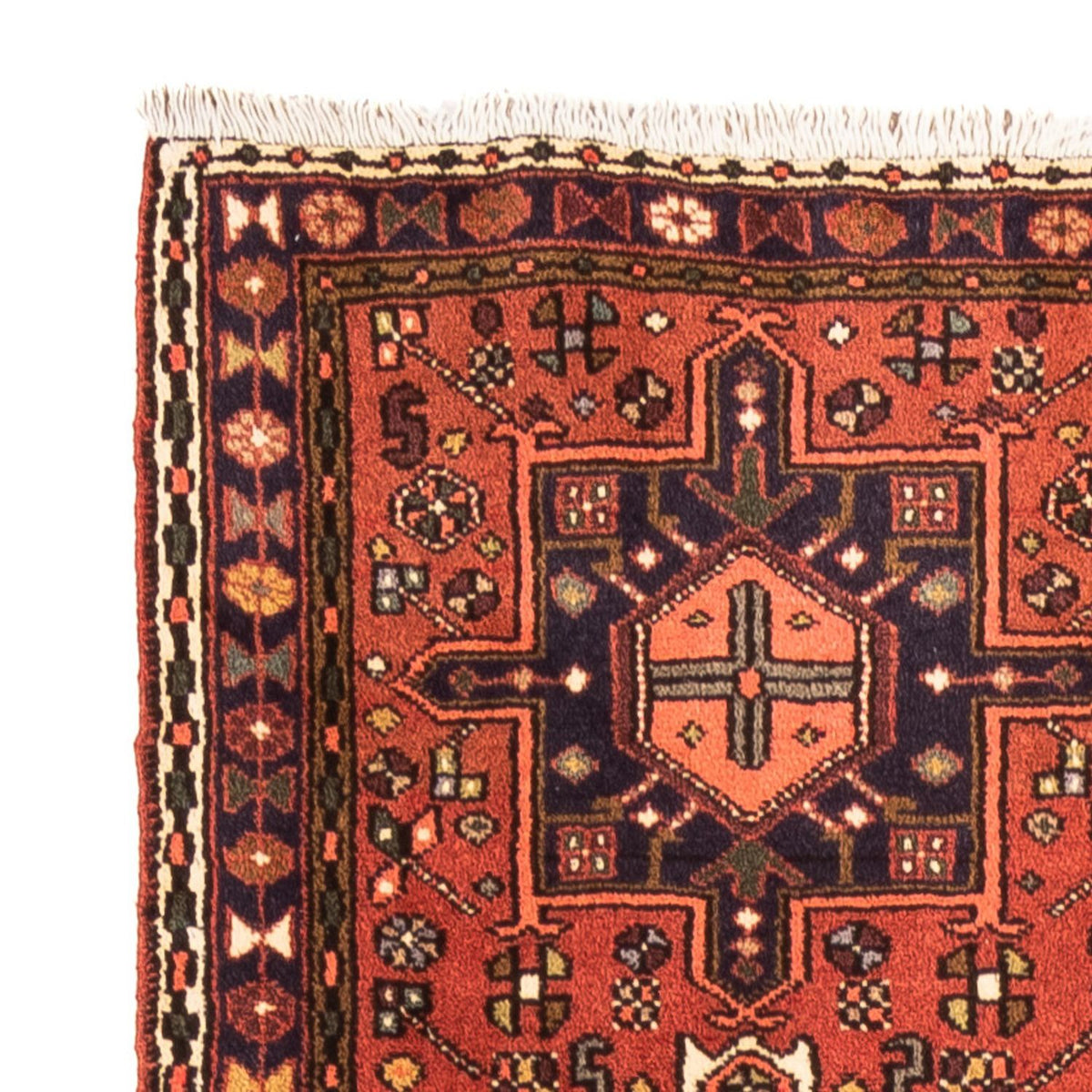 Tapis de couloir Tapis persan - Nomadic - 282 x 68 cm - bleu foncé