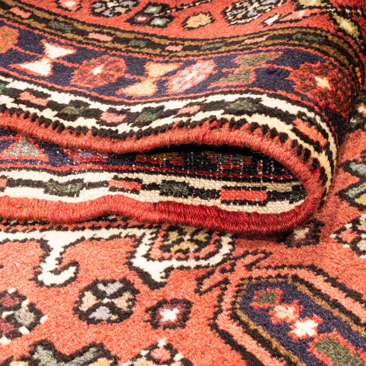 Tapis de couloir Tapis persan - Nomadic - 282 x 68 cm - bleu foncé