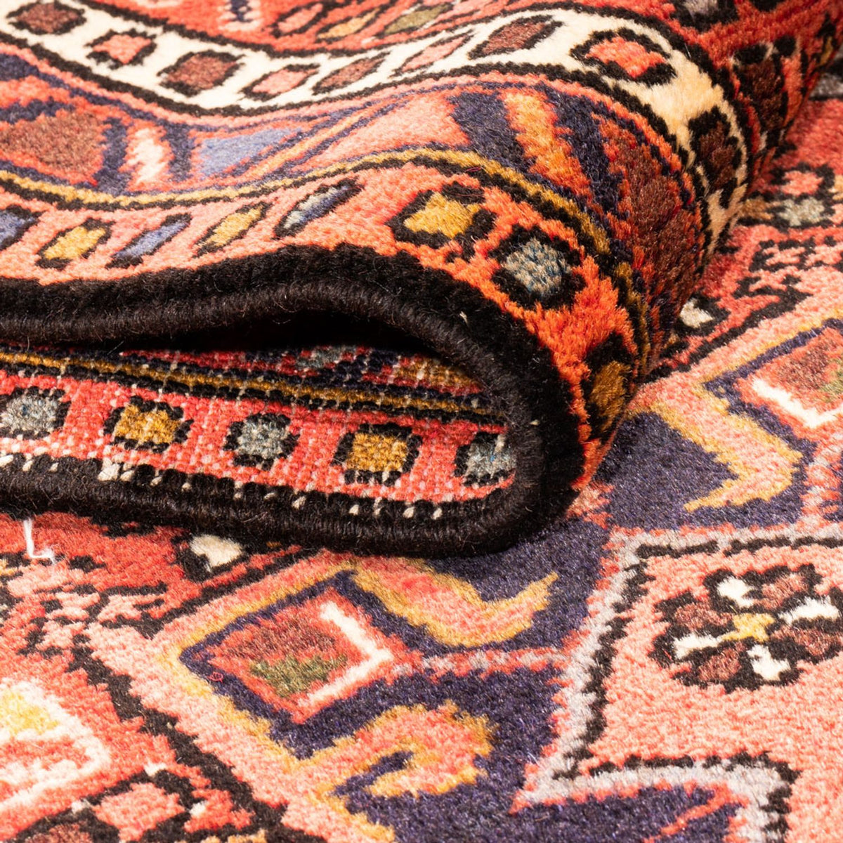 Tapis de couloir Tapis persan - Nomadic - 308 x 72 cm - rouge