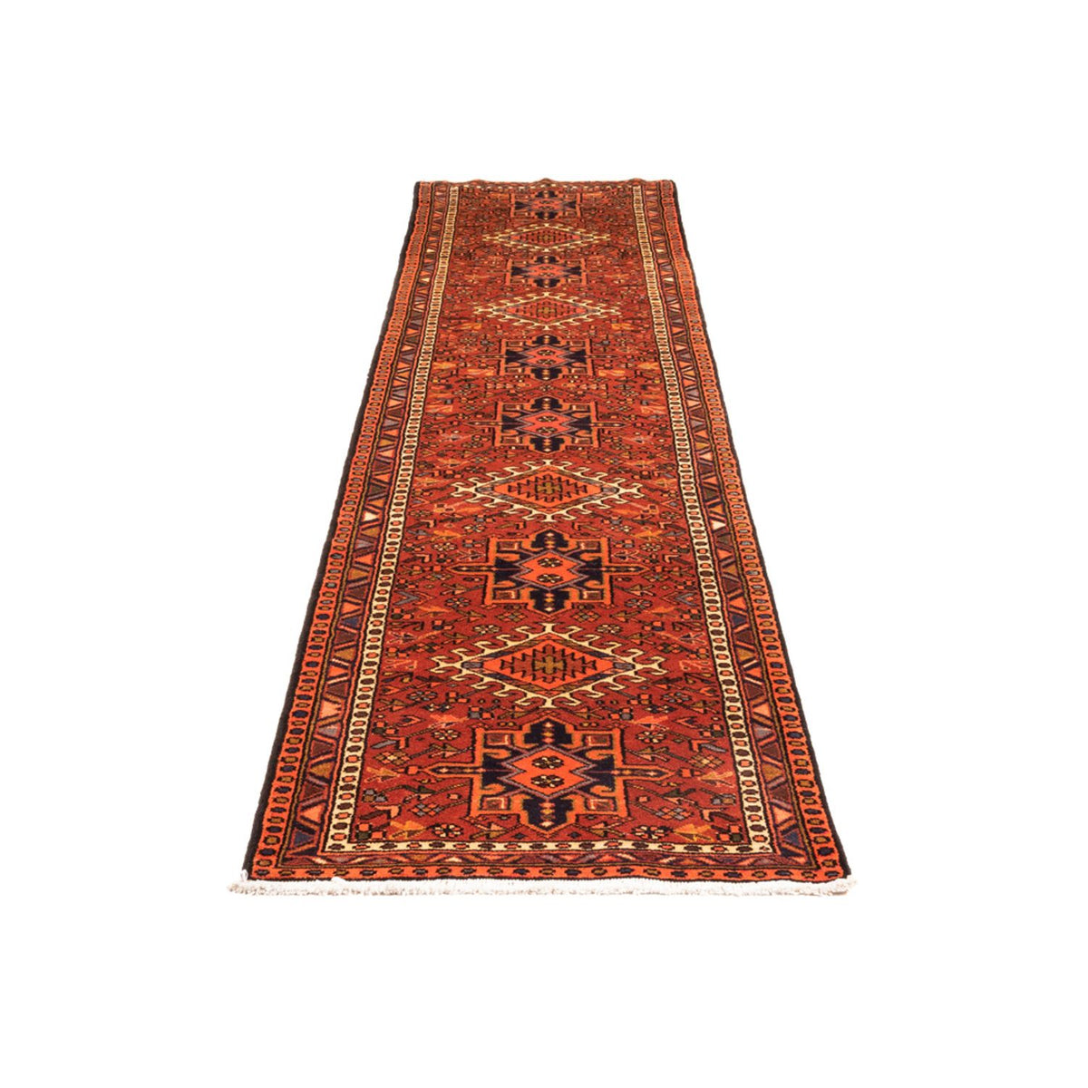 Tapis de couloir Tapis persan - Nomadic - 308 x 72 cm - rouge