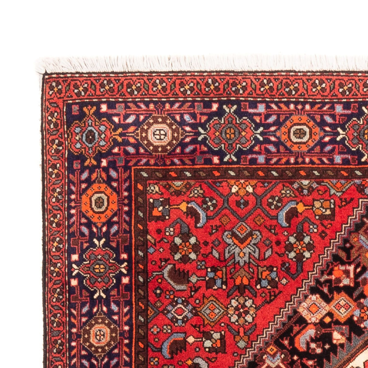 Tapis persan - Nomadic - 157 x 106 cm - bleu foncé
