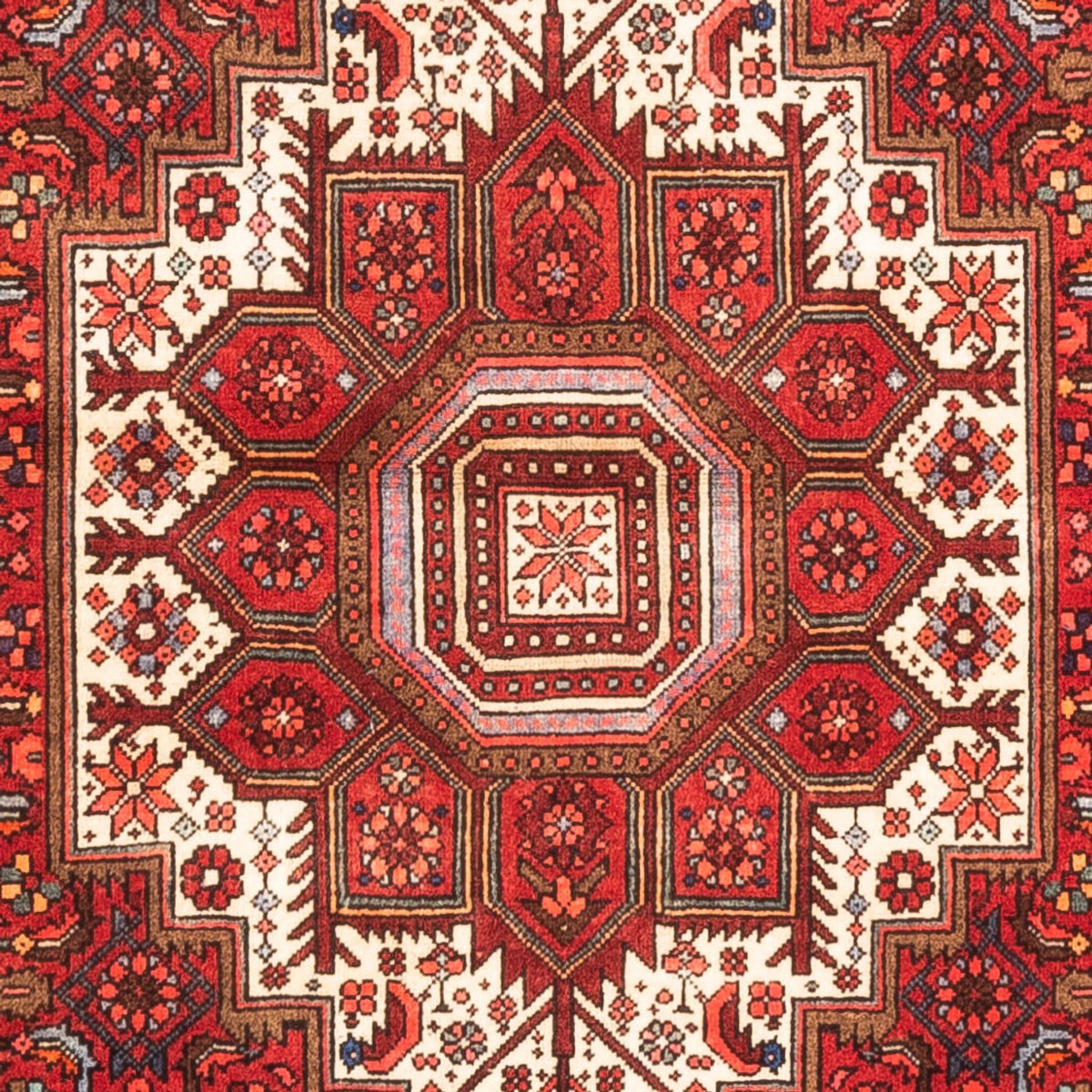 Tapis persan - Nomadic - 150 x 98 cm - rouge