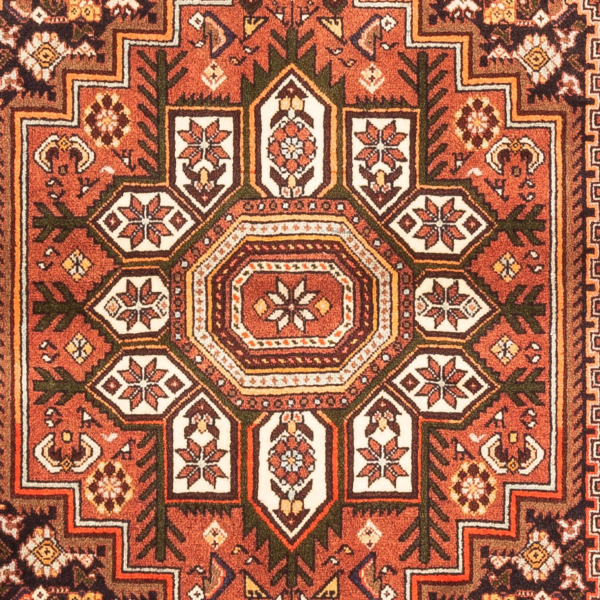 Tapis persan - Nomadic - 152 x 100 cm - beige foncé