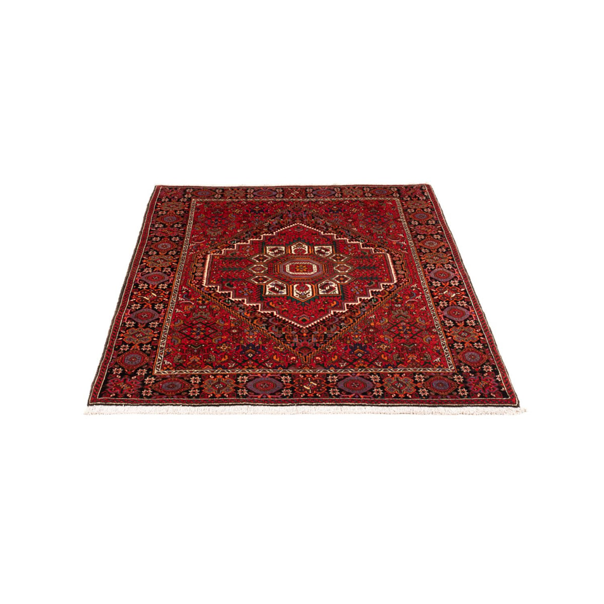 Tapis persan - Nomadic - 150 x 105 cm - rouge