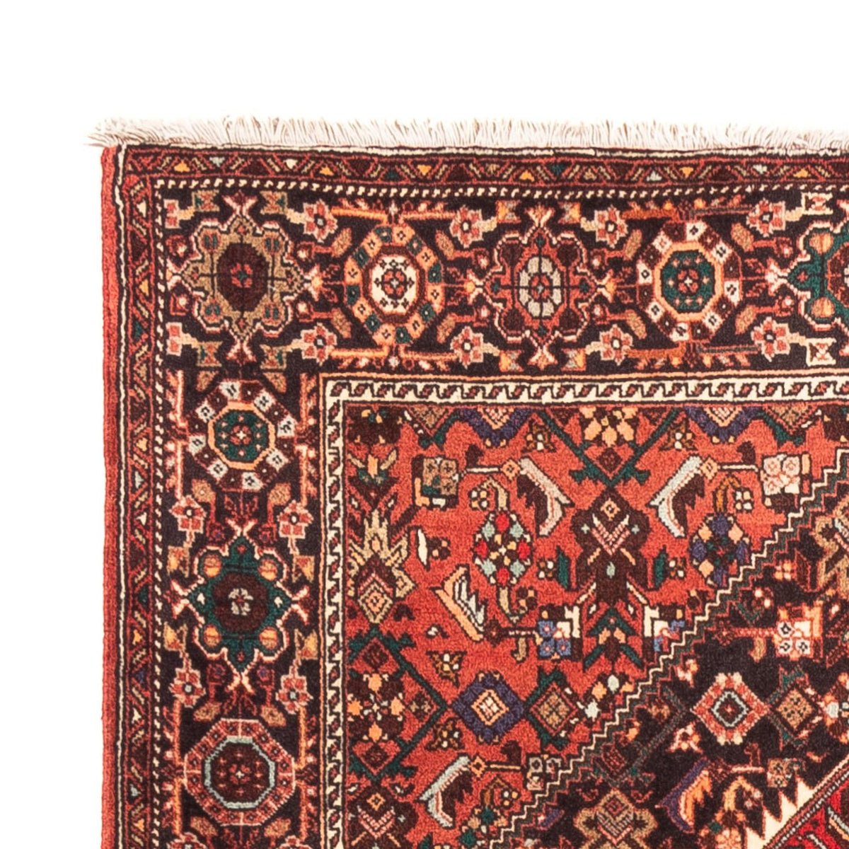 Tapis persan - Nomadic - 140 x 102 cm - bleu foncé