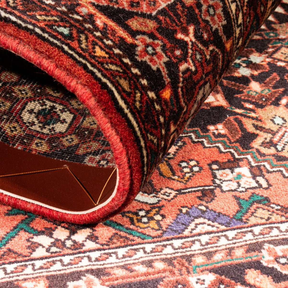 Tapis persan - Nomadic - 140 x 102 cm - bleu foncé