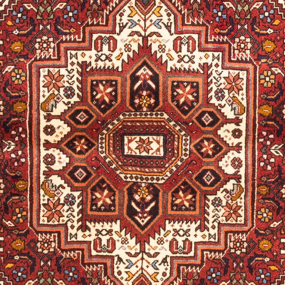 Tapis persan - Nomadic - 145 x 102 cm - rouge