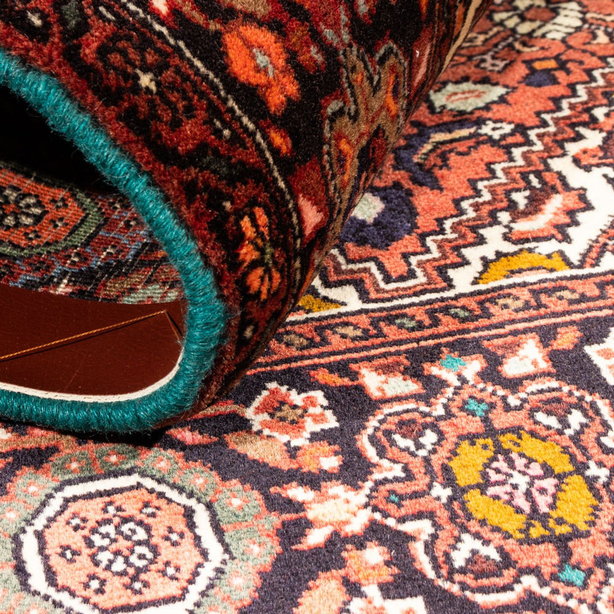 Tapis persan - Nomadic - 145 x 102 cm - rouge