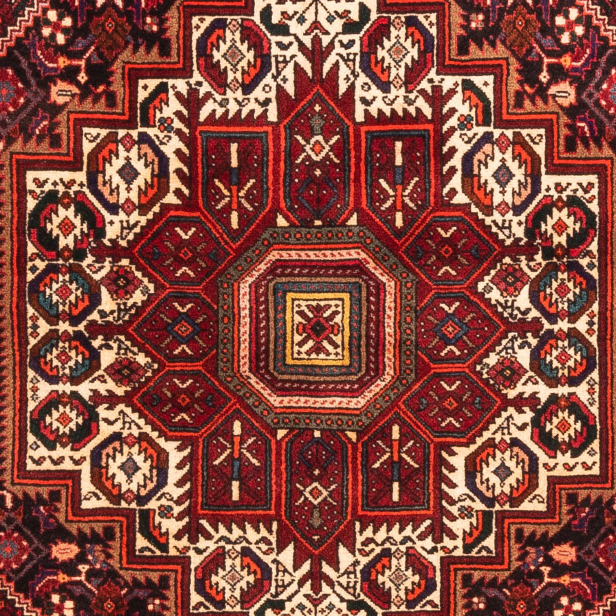 Tapis Gabbeh - Loribaft Persan - 157 x 100 cm - rouge