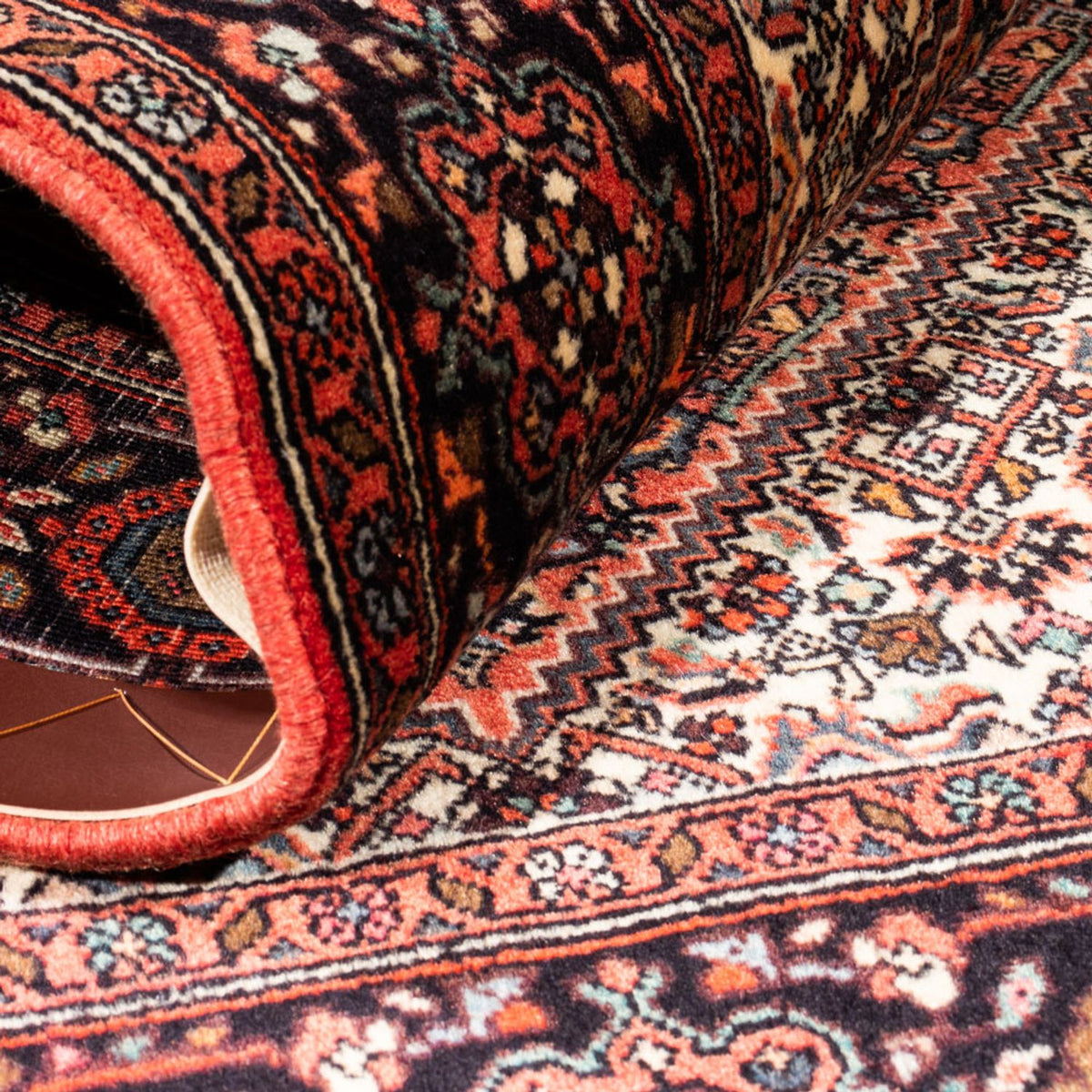 Tapis persan - Nomadic - 155 x 106 cm - rouge
