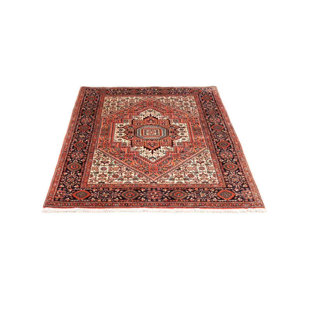 Tapis persan - Nomadic - 155 x 106 cm - rouge