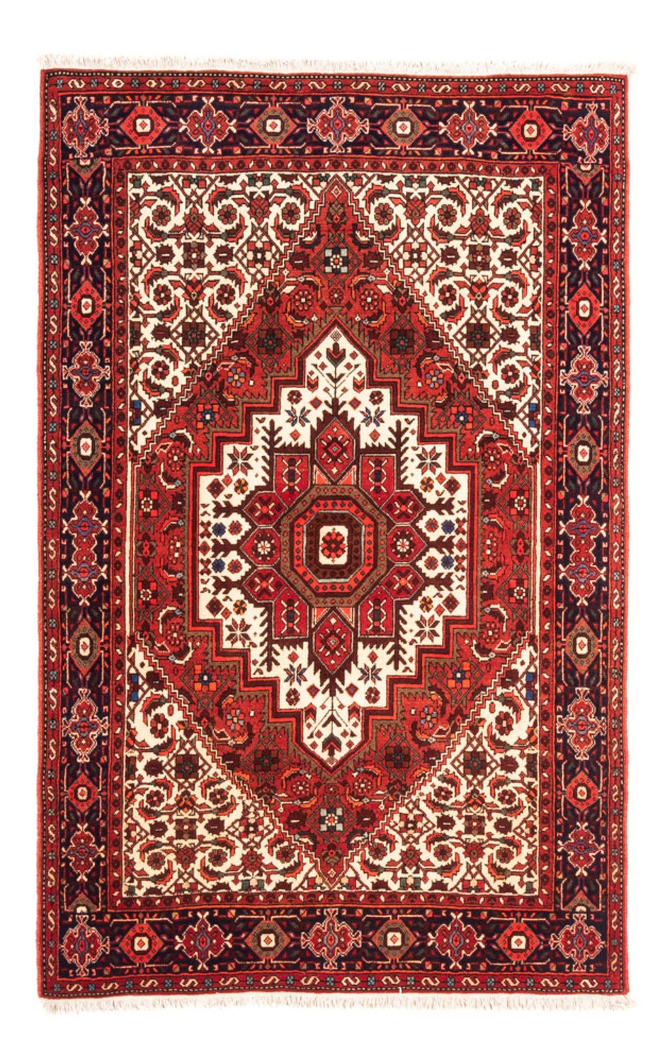 Tapis persan - Nomadic - 155 x 107 cm - rouge