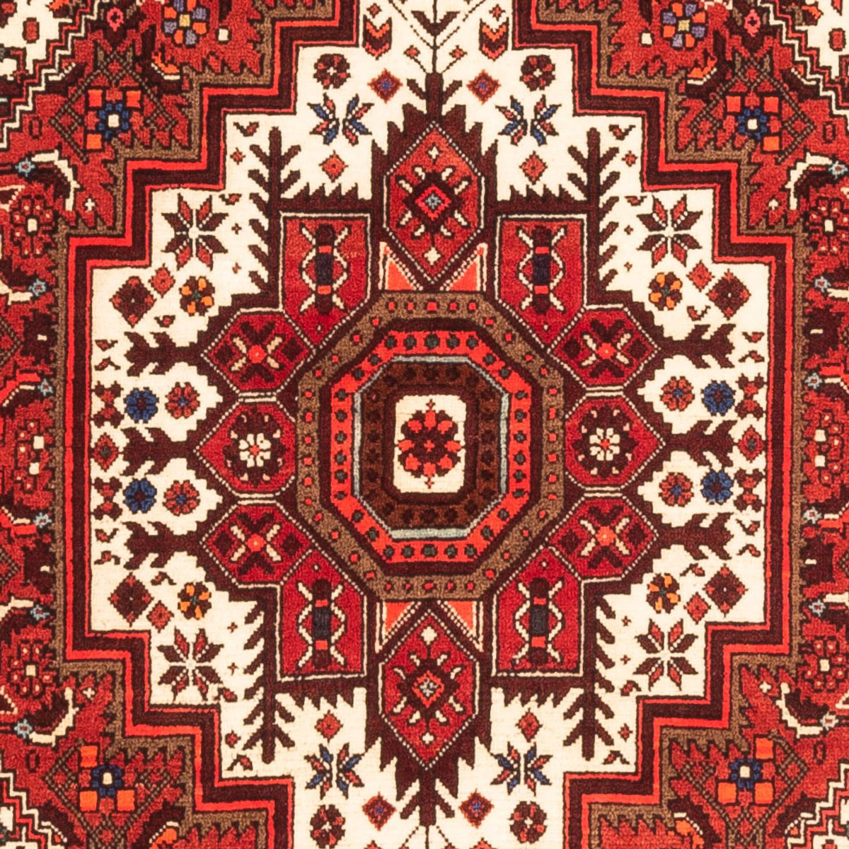 Tapis persan - Nomadic - 155 x 107 cm - rouge