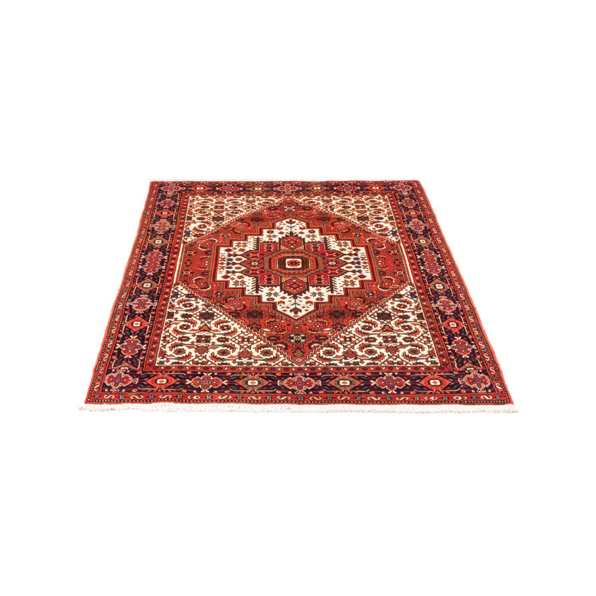 Tapis persan - Nomadic - 155 x 107 cm - rouge