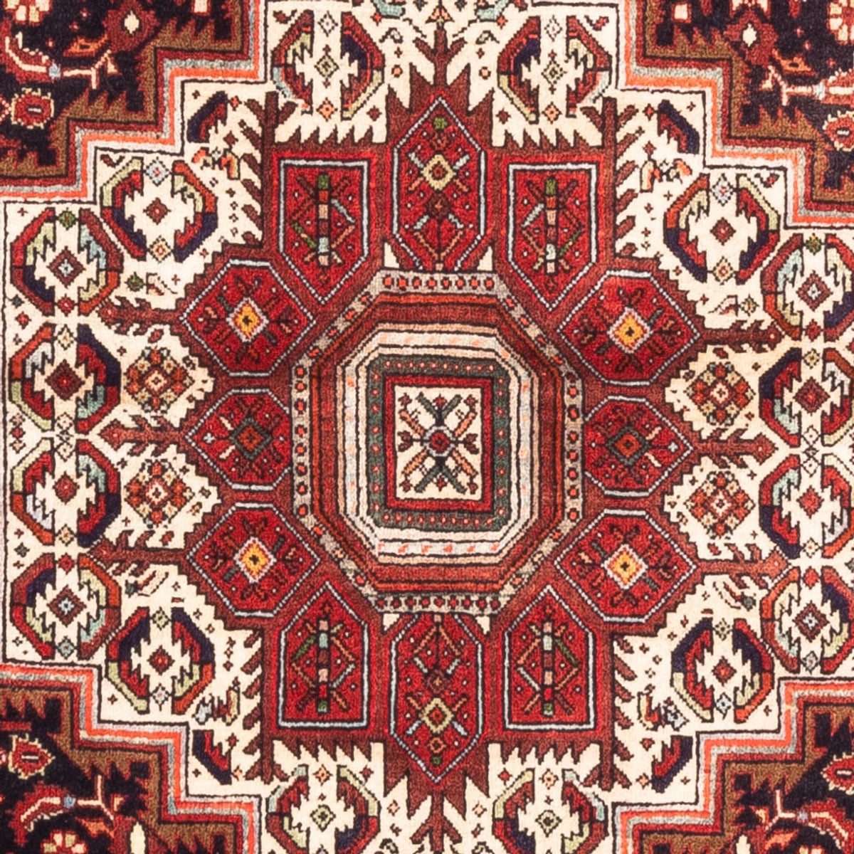 Tapis persan - Nomadic - 147 x 102 cm - rouge