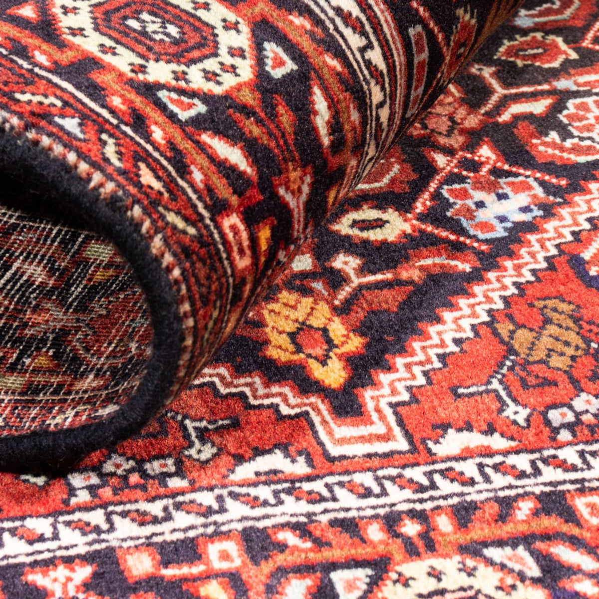 Tapis persan - Nomadic - 147 x 102 cm - rouge
