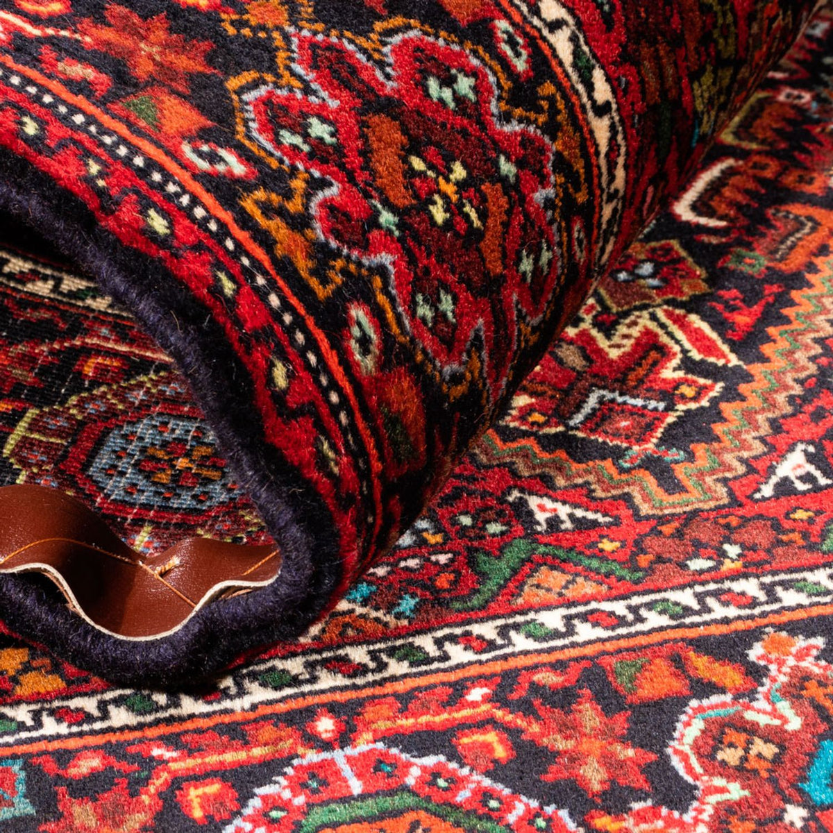 Tapis persan - Nomadic - 157 x 100 cm - rouge
