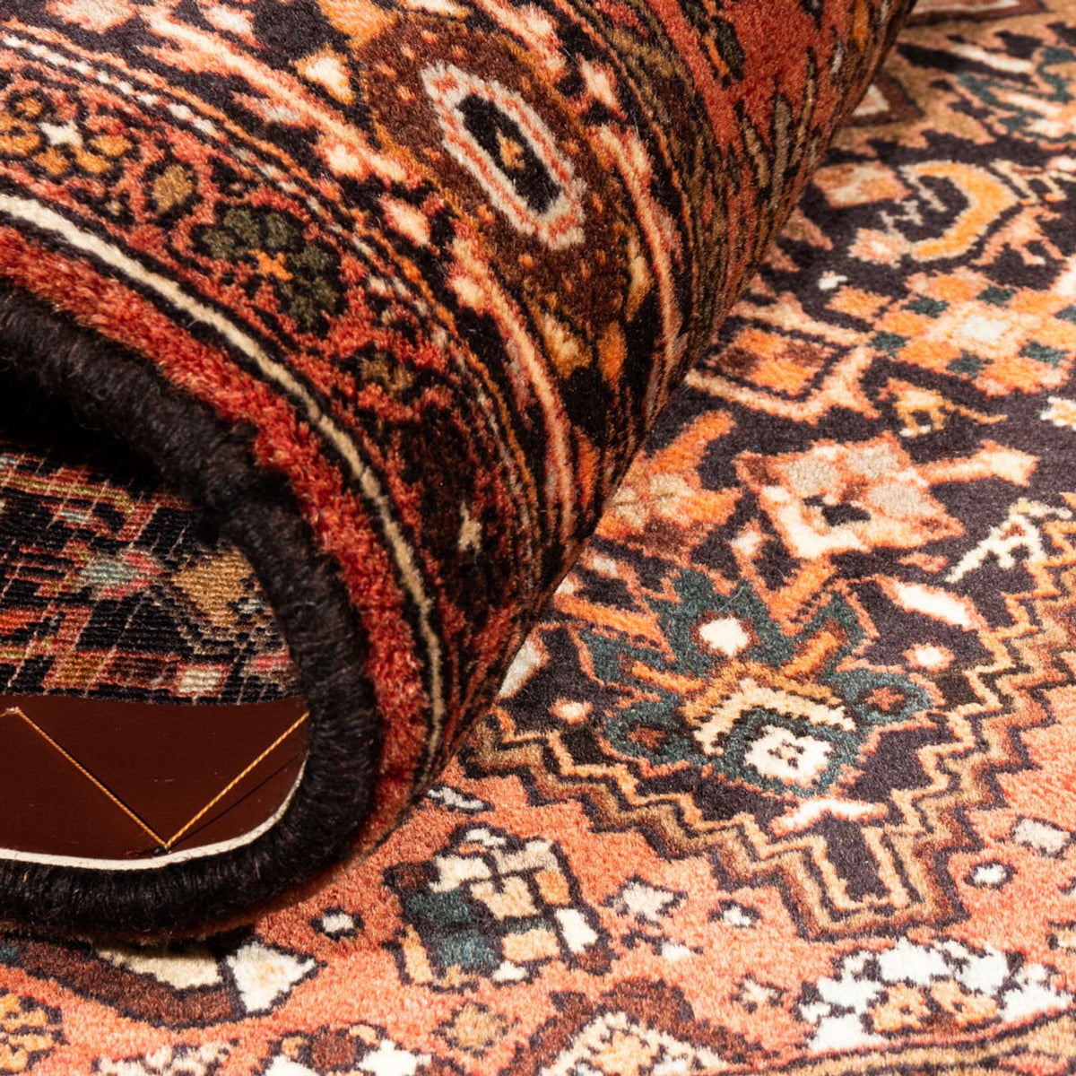 Tapis persan - Nomadic - 155 x 109 cm - rouge