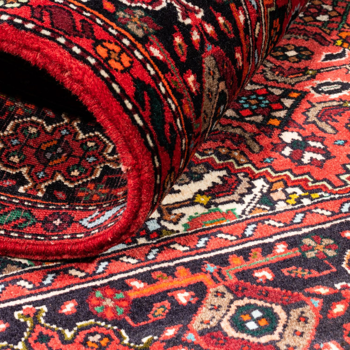Tapis persan - Nomadic - 158 x 109 cm - rouge