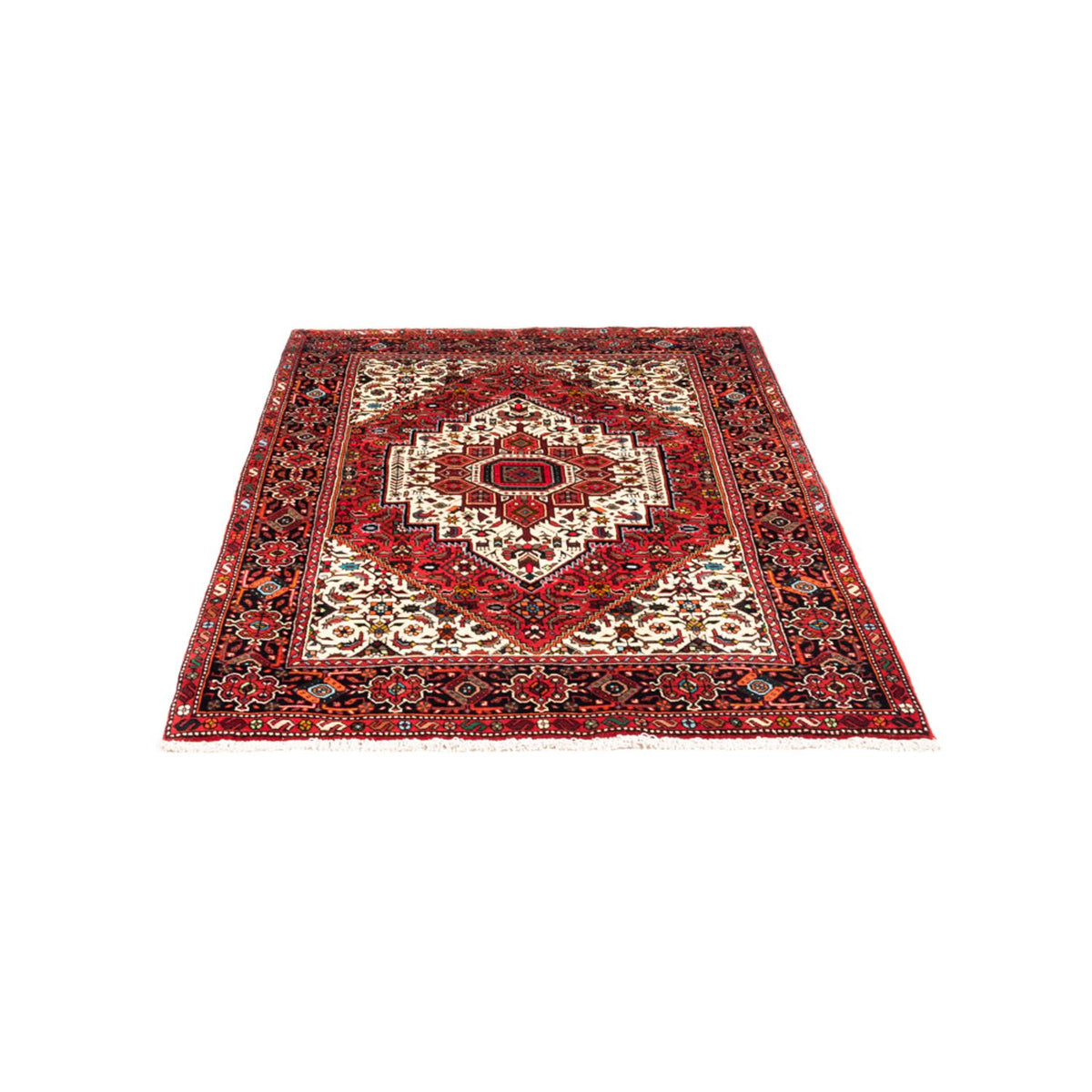 Tapis persan - Nomadic - 158 x 109 cm - rouge