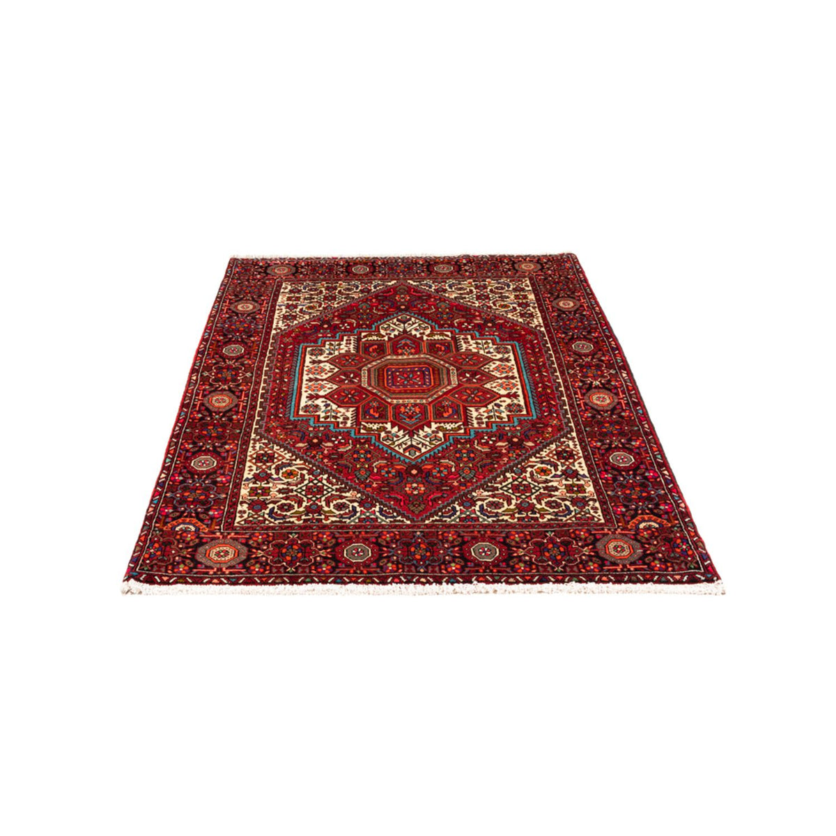 Tapis persan - Nomadic - 165 x 106 cm - rouge