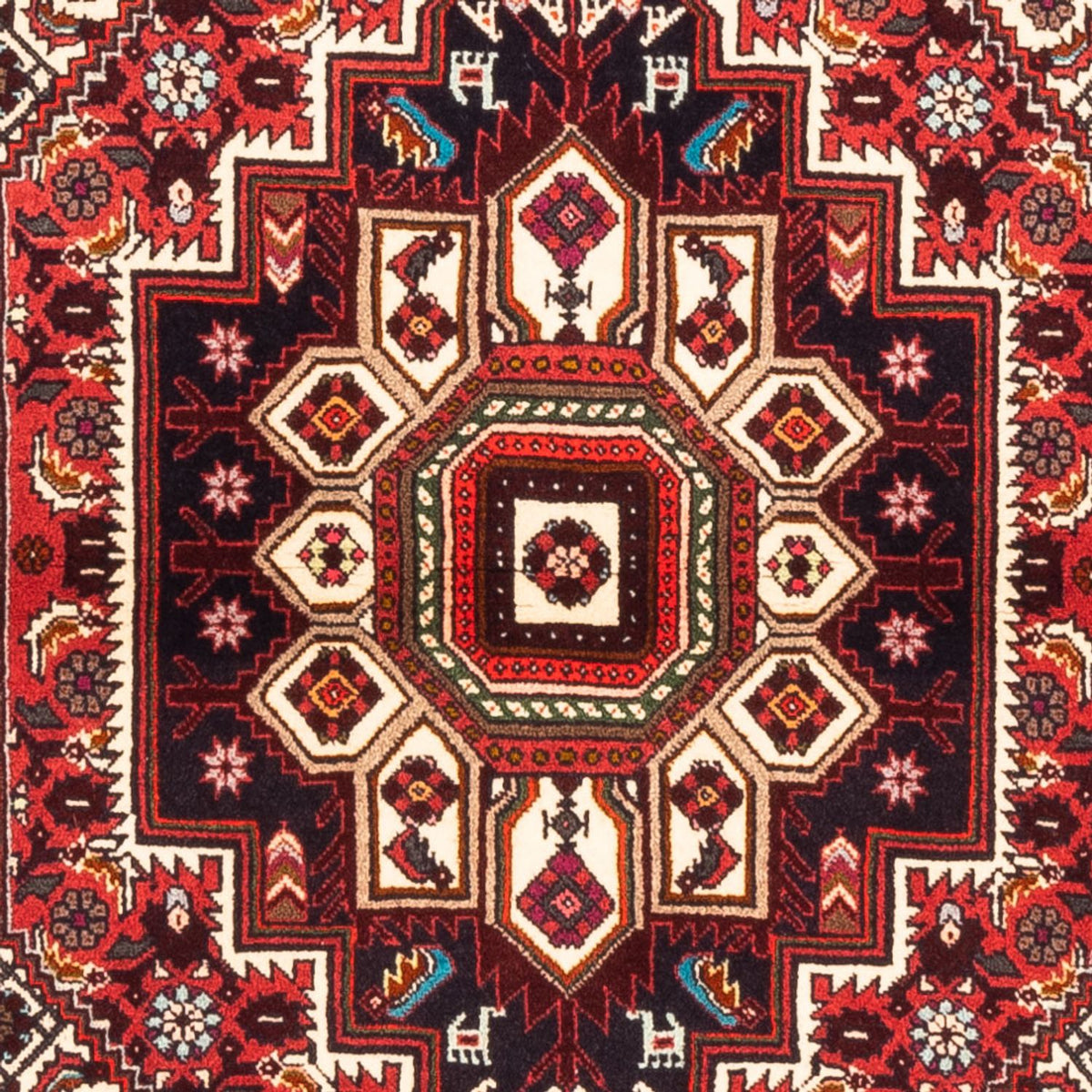 Tapis persan - Nomadic - 151 x 103 cm - rouge