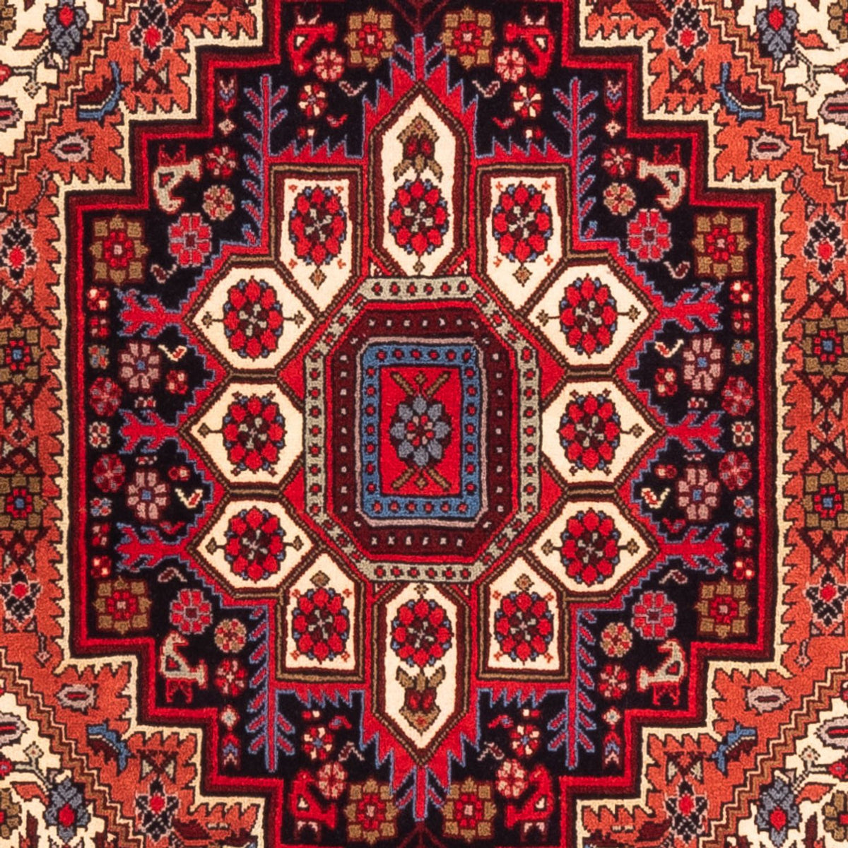 Tapis persan - Nomadic - 155 x 108 cm - beige