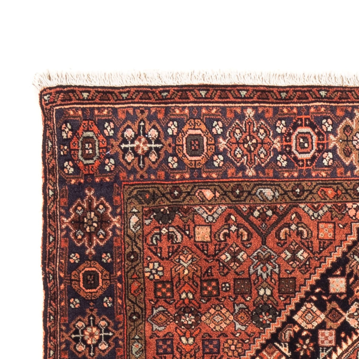 Tapis persan - Nomadic - 138 x 94 cm - rouille