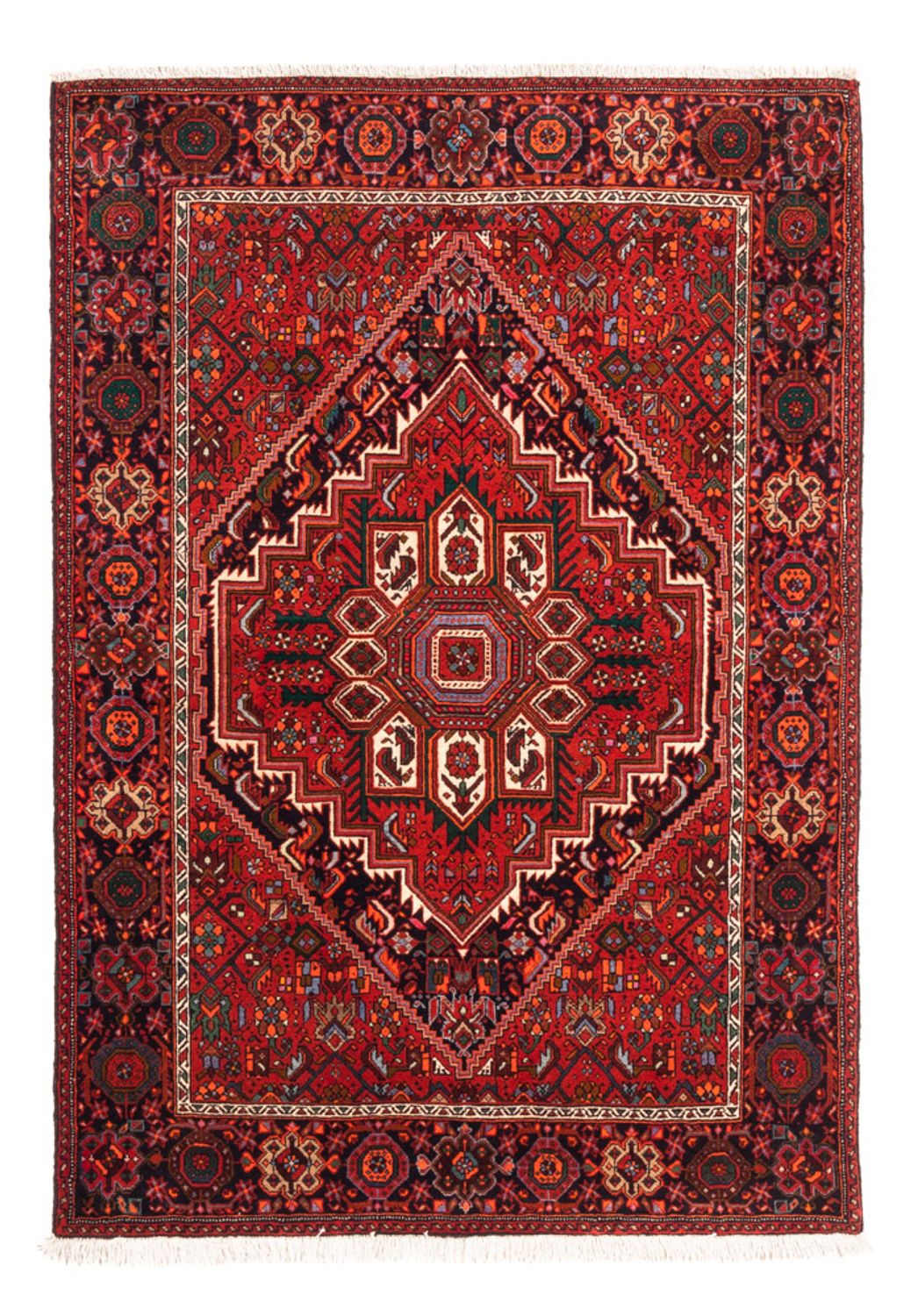 Tapis persan - Nomadic - 143 x 104 cm - rouge