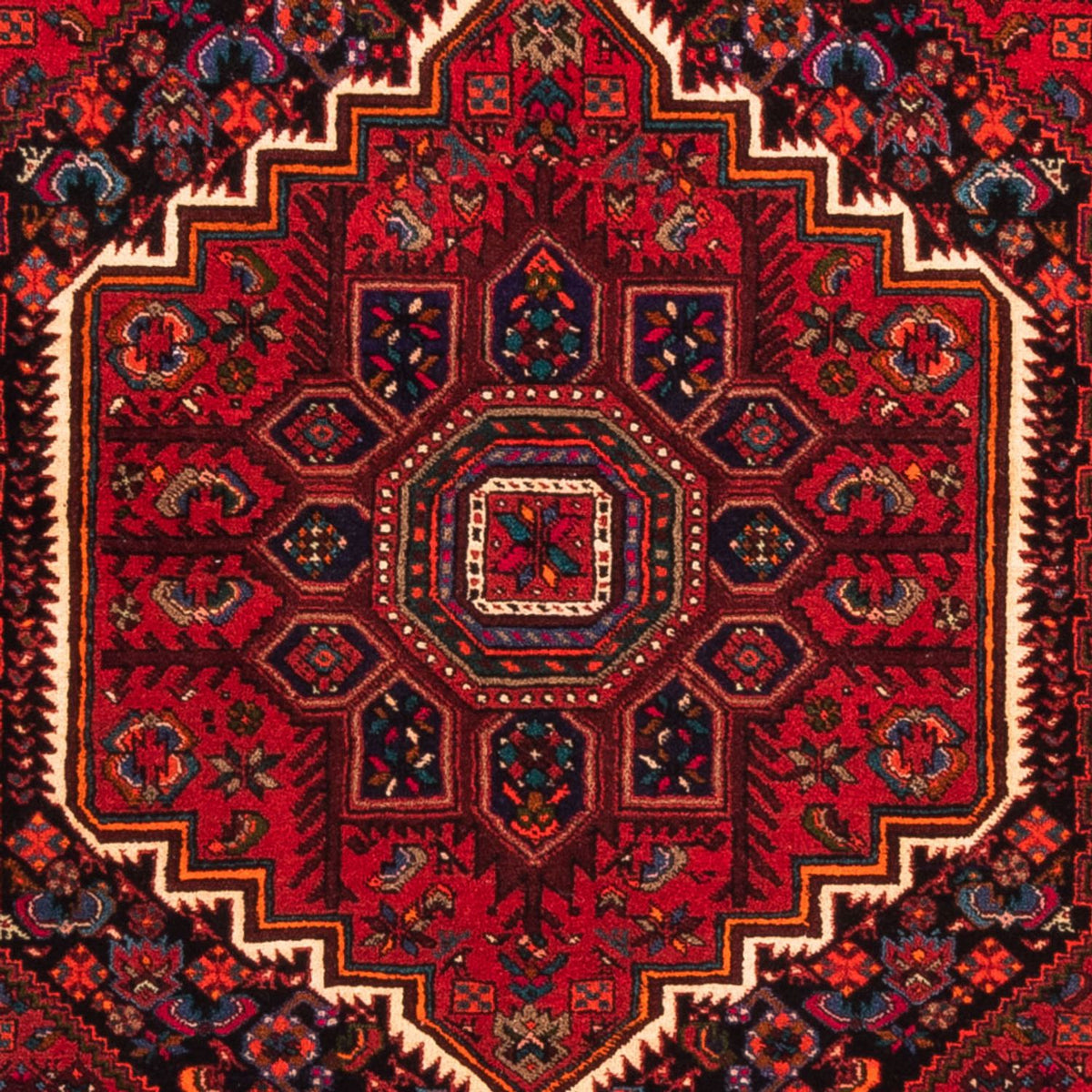 Tapis persan - Nomadic - 155 x 101 cm - rouge