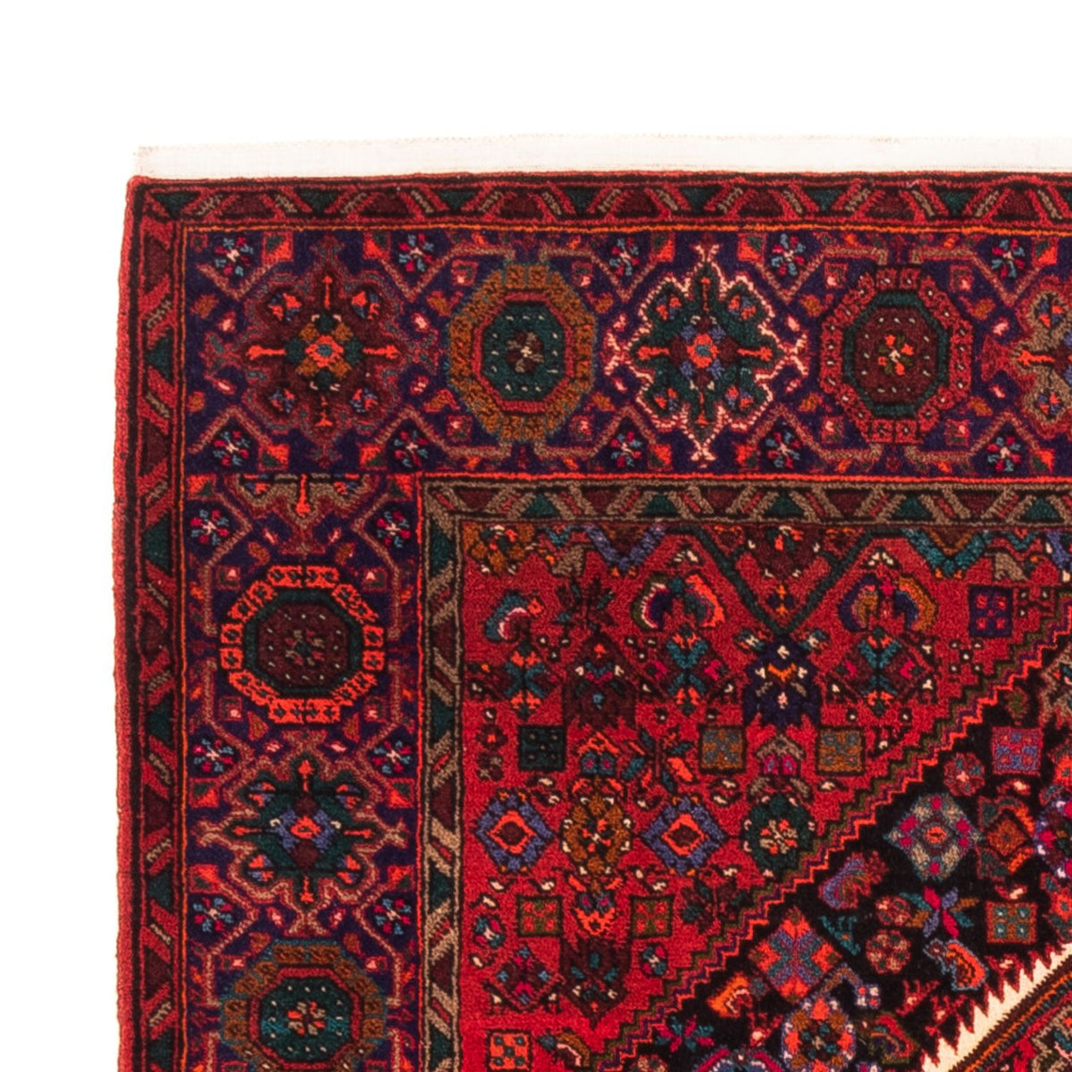 Tapis persan - Nomadic - 155 x 101 cm - rouge
