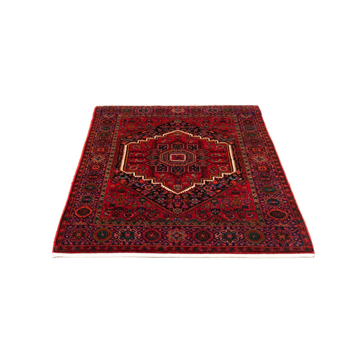 Tapis persan - Nomadic - 155 x 101 cm - rouge