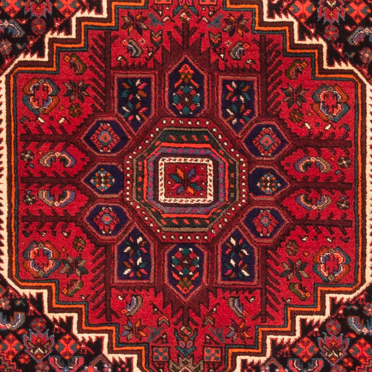 Tapis persan - Nomadic - 155 x 97 cm - rouge