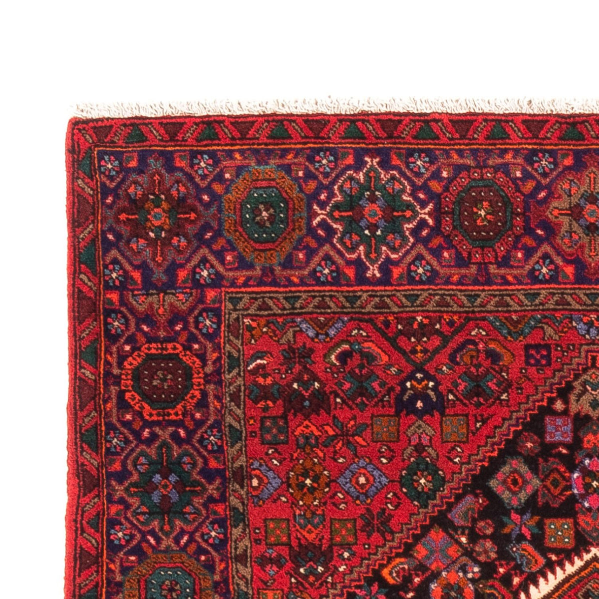 Tapis persan - Nomadic - 155 x 97 cm - rouge