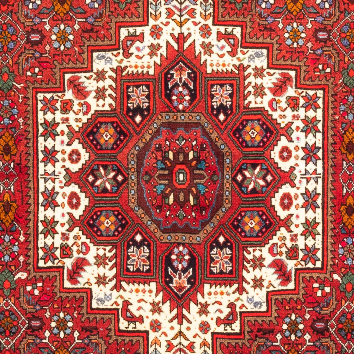 Tapis persan - Nomadic - 147 x 103 cm - rouge