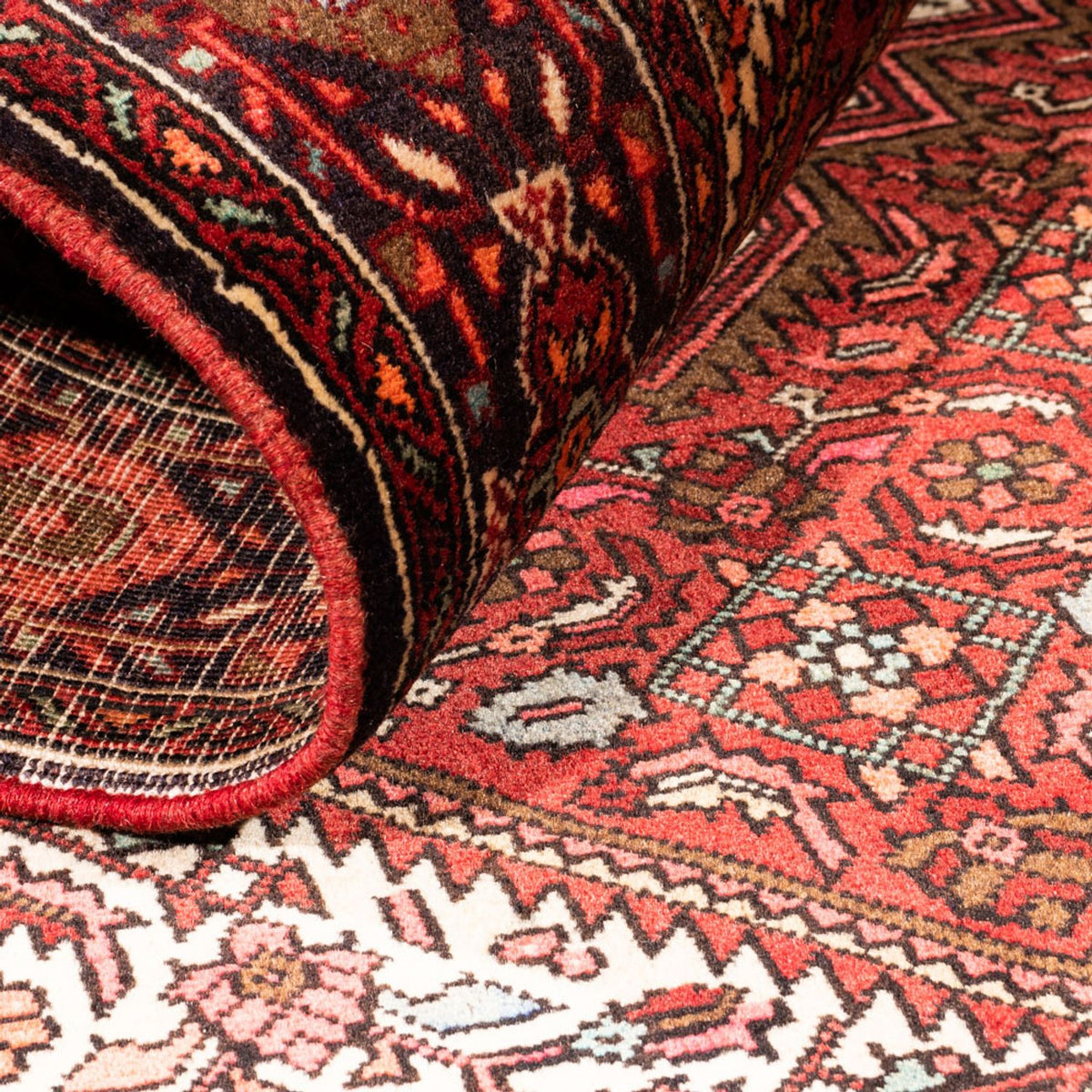 Tapis persan - Nomadic - 149 x 98 cm - rouge