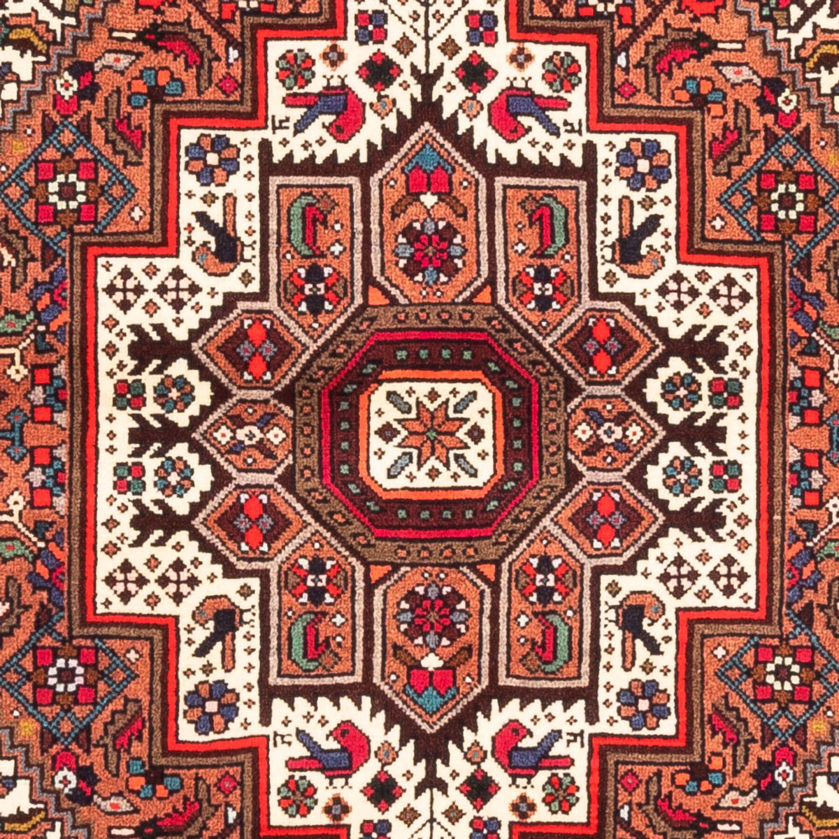 Tapis persan - Nomadic - 146 x 100 cm - rouge